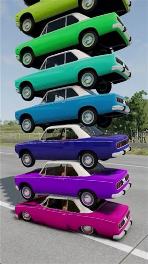 Infinite Car Stack vs. Gravity! 🏎️💥