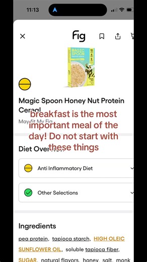 The Fig app helps rule out! #healthyeating #health #ingredients #fig #ericaj