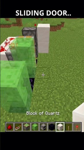 This Sliding Door Looks INSANE 😳 | Minecraft #mctutorial #shortsminecraft #minecraftbuilding