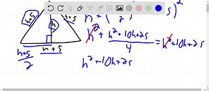 Height of a Flagpole A flagpole is secured on opposite sides by two guy wires, each of which is 5 ft longer than the pole. The distance between the points where the wires are fixed to the ground is equal to the length of one guy wire. How tall is the flagpole (to the nearest inch)? | Numerade