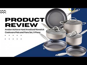 Anolon Achieve Hard Anodized Nonstick Cookware Set Review | Durable & Easy-to-Clean Cooking Magic!