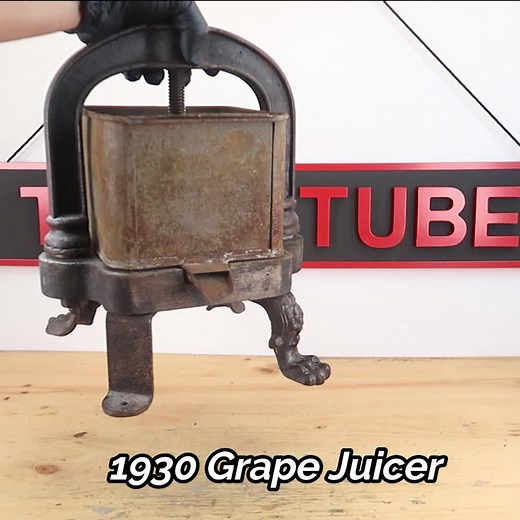in this video i show you how to restore a rusty press | Tysy TUBE