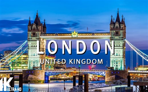 伦敦4k航拍 FLYING OVER LONDON (4K UHD)