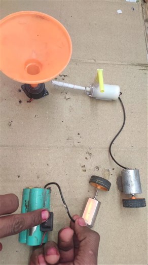 mini smoke engine and mini speaker powering with use DC motor big shaft with tyre will_Dc Motor