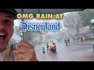 Wild, Rainy day at Disneyland!