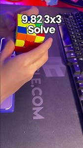 9.82 3x3 Solve 😎🔥💪