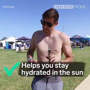 These mini floaties carry your drinks in style (via Insider Picks). If you'd like to buy one, use our link. We'll make some money to support our videos. http://insder.co/Unicorn | Inventions Insider