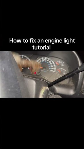 How to fix an engine light tutorial