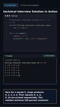 Python for Beginners - Part 22: Printing Squares | Learn Python from Scratch #shorts