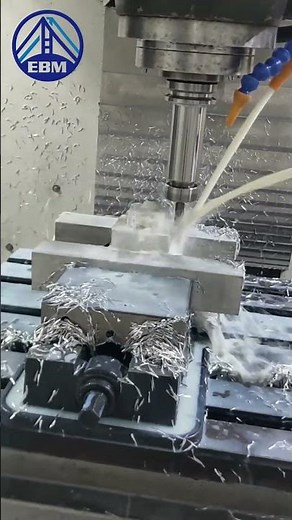 3-Axis CNC Milling Aluminum Alloy｜Coolant Cutting Process #cnc #cncmill #machine