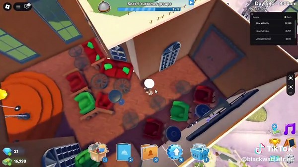 Interior Design Ideas for Restaurant Tycoon 3