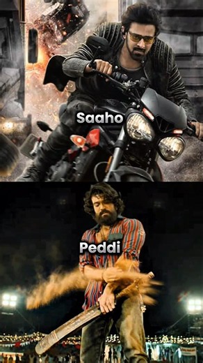 Saaho VS Peddi Box Office collection 🔥🤯 #viral #shorts #south #blockbuster #cinema #movie #battle