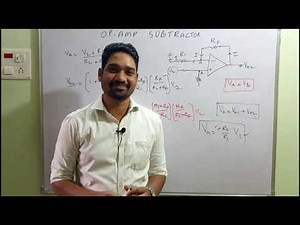 Op-amp as subtractor | op-amp difference amplifier | LICA | ushendra's engineering tutorials