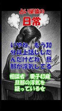 占い屋猿の日常 占い師を信じない女の巻#Shorts
