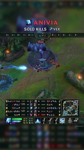 Anivia SOLO KILLS Vex | KR Master Patch 26.20 #shorts