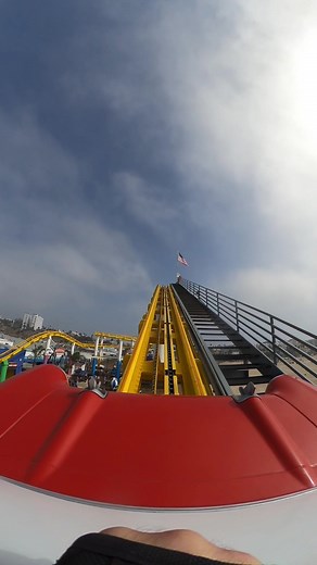The Santa Monica "West Coaster" is one of the most popular roller coasters in the world! | Theme Park Review