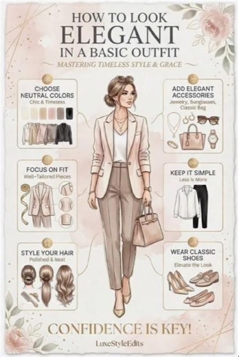 How to Look Elegant in a Basic Outfit | Timeless Style Guide ✨t #yt #fashion #ootdguide #ytshorts#yt