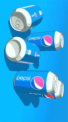 pepsi softdrink #anime #render #3d #kemasan #produk #minuman #ringan