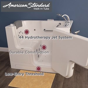 Step into an American Standard Walk-In Tub and bathing will never be the same 😮 | American Standard Walk-In Tubs