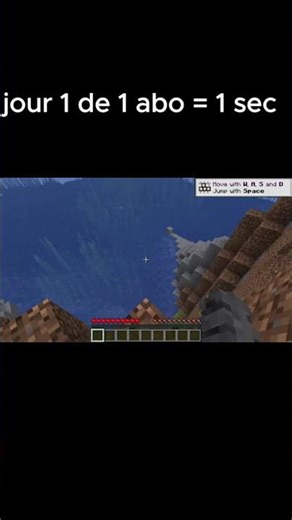 jour 1 de 1 abo = 1 seconde #minecraft