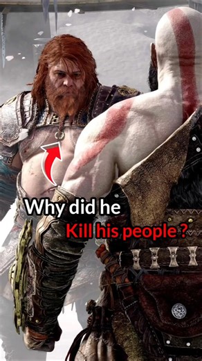 This God is descended from Giants, yet he Kills Giants himself #shorts #godofwar #kratos