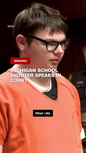 Teenager Ethan Crumbley was sentenced to life in prison without parole for killing four classmates and wounding seven other people in a shooting at Michigan’s Oxford High School in 2021. #Michigan #School #Shooting #EthanCrumbley #CNN #Breaking #News