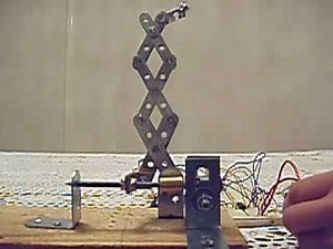 Scissor lift & motor set-up