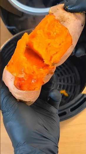 Patate douce rôtie au Air fryer 🍠