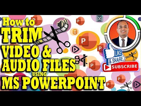 How to Trim Video and Audio File using MS Powerpoint?