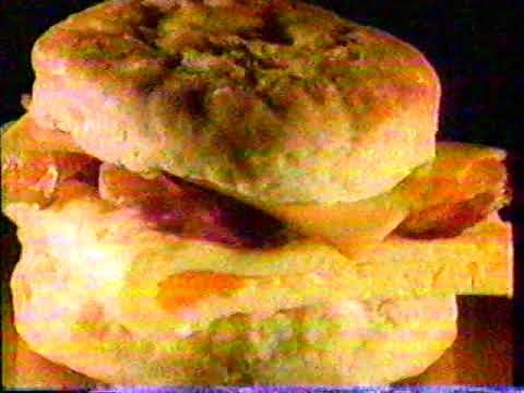 1996 Burger King Breakfast Biscuit "Tossing and Turning" TV Commercial