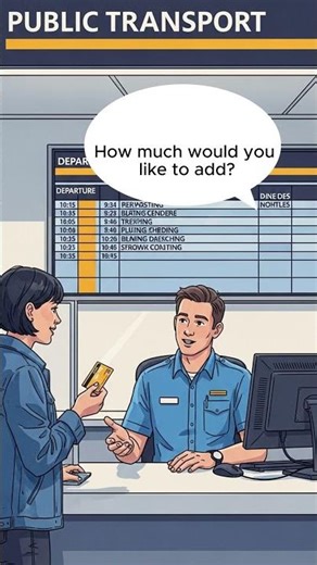 Recharging a Travel Card in English | Public Transport Conversation