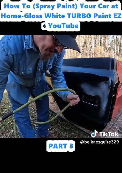 How to Spray Paint Your Car at Home Gloss White