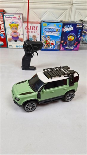 Remote Control Defender Car Unboxing & Testing with asmr #rccar #toys #remotecontrol