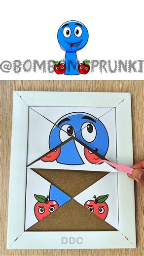 Sprunki Hungry Snake | Cardboard Crafts Puzzle Game & Fun Game #sprunki #incredibox #shorts