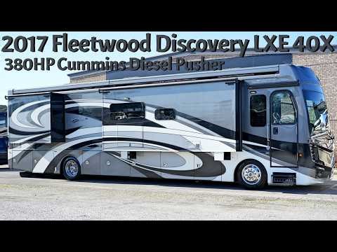 2017 Fleetwood Discovery LXE 40X A Class 380HP Cummins Diesel Pusher @ Porter’s RV Sales - $134,900