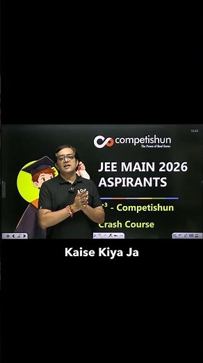 Competishun C-Cube Crash Course – Optimize JEE Preparation in Limited Time