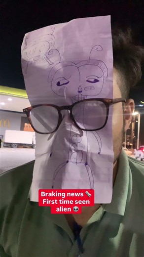 first time seen alien 😂😂 #funnyshort #viral #funnyvideo #tranding #memes