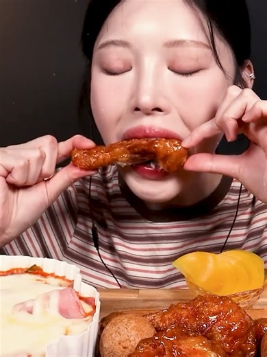 Part #1: Spicy Cheese Rosé Tteokbokki with Crispy Gold Chicken Mukbang ASMR #boki #bokimukbang #mukbang #asmr #koreanmukbang | Yummy Boki