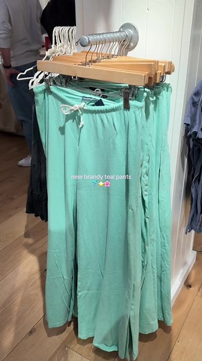 New Brandy Melville Teal Pants Haul