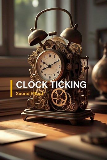 CLOCK TECKING Sound Effect | Realistic Tick Tock | Free Sound