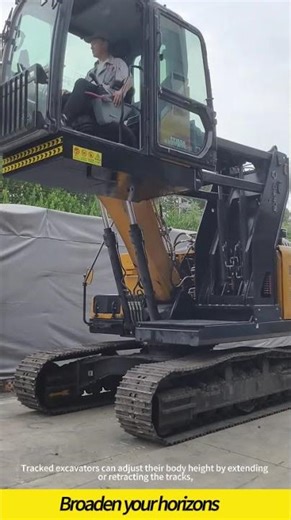 Track mounted elevating excavator #special