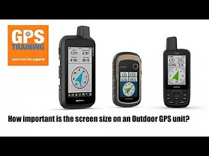 How important is a large screen on an Outdoor GPS Unit?