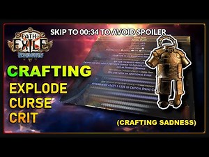 PoE 3.15 - Crafting an Explodey Crit Curse Chest