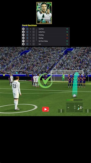 D.Beckham🤫🤫 free kick taking secret training 💀🥶 #beckham #freekick