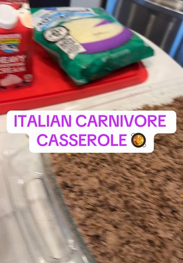 Italian Carnivore Casserole Recipe for Meal Prep