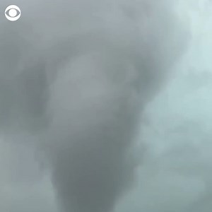 28K views · 382 reactions | A possible tornado was captured Tuesday in Estherville, Iowa, as severe weather swept through the region. | CBS News | Facebook