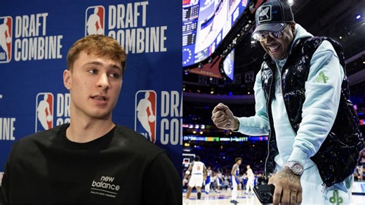 “Love that AI always shows love to the next generation!!”: College hoops fans react as Cooper Flagg receives love from Allen Iverson