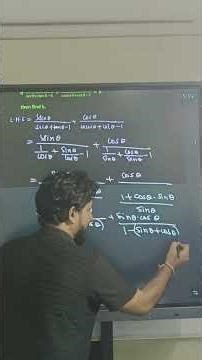 If sinθ / (secθ + tanθ − 1) + cosθ / (cosecθ + cotθ −1) = k, find value of k | Trigonometry class 10