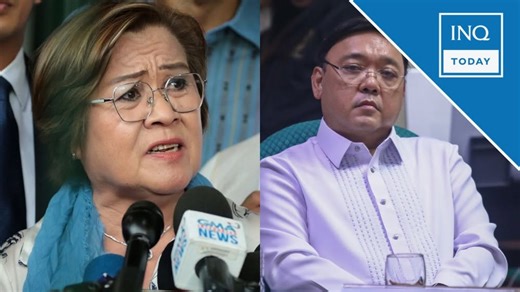 Mamamayang Liberal party-list representative-elect Leila de Lima is urging former presidential spokesperson Harry Roque to return to the country and face the accusations against him. Read more: https://inqnews.net/DeLimaRoque | INQUIRER.net