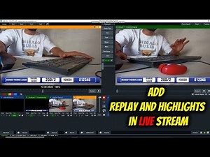 Part 3 / How to add replay and highlights in LIVE stream in VMIX by shady !